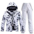 Coralie | Schöner Skianzug für Frauen-Schwarz und Weiß-XS-Becker Boutique