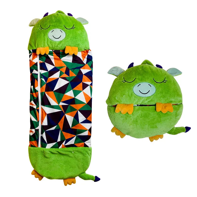 CozyNest | Bunter Schlafsack für Kinder-Grün-135x50cm-Becker Boutique