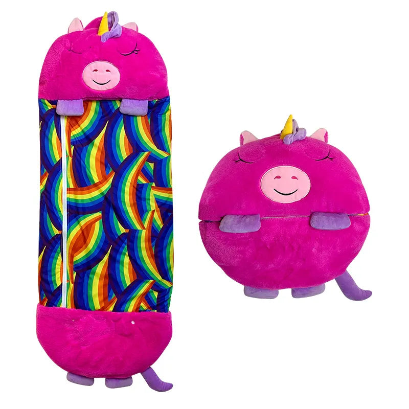 CozyNest | Bunter Schlafsack für Kinder-Rosa-135x50cm-Becker Boutique