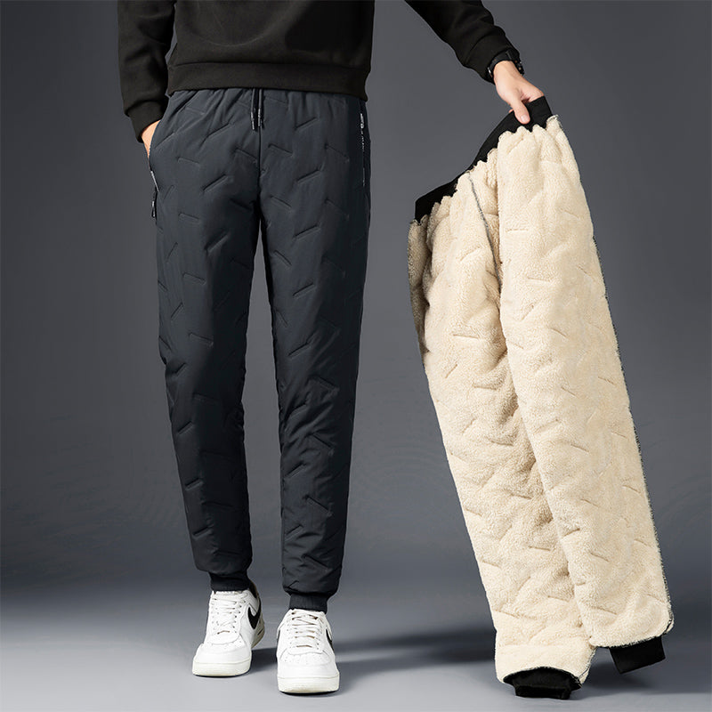 Dan | Wasserdichte Unisex-Fleece-Hose-Grau-S-Becker Boutique