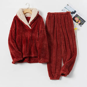 Dani | Damen-Fleece-Pyjama-Set-Becker Boutique