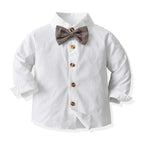 Boys Vest Suit Set | Suspenders Outfit