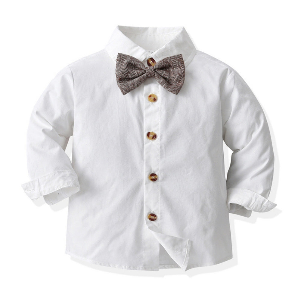 Boys Vest Suit Set | Suspenders Outfit
