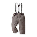 Boys Vest Suit Set | Suspenders Outfit