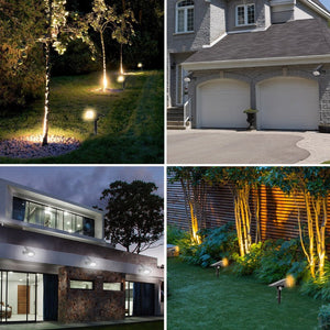 Deluxe Solar | Kabellose LED-Solar-Gartenstrahler-Becker Boutique
