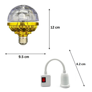 DiscoKugel | Bunte, rotierende LED-Disco-Lichtkugel-Becker Boutique