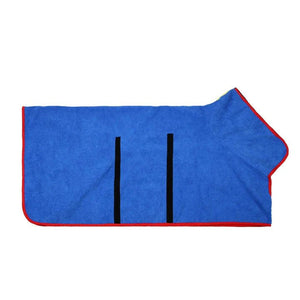 DogyDry | Absorbierende und trocknende Bademäntel für Hunde-Blau-XS-Becker Boutique