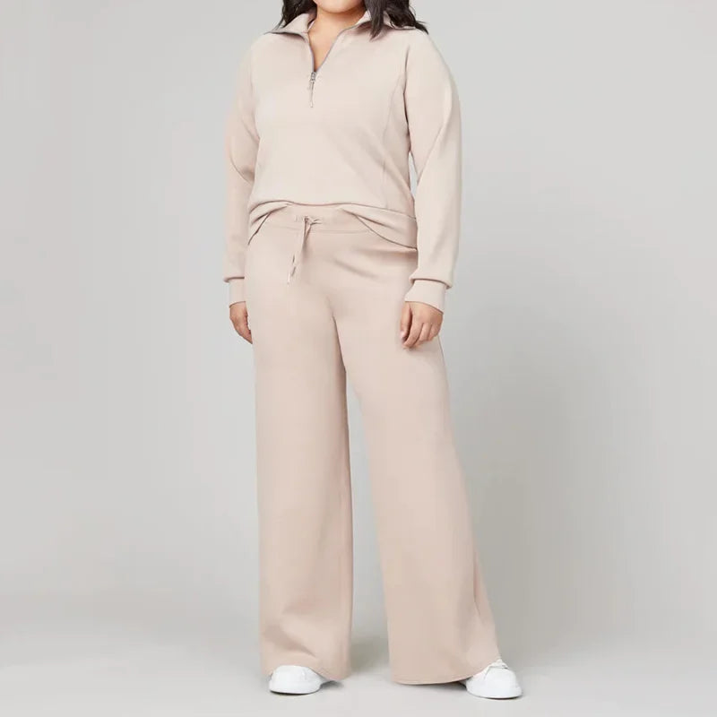 Dorine | Soft Loungewear Set für Frauen-Beige-S-Becker Boutique