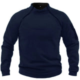 Eero | Taktischer Fleecepullover mit geheimen Innentaschen-Blau-S-Becker Boutique