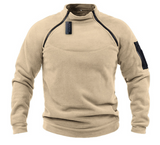 Eero | Taktischer Fleecepullover mit geheimen Innentaschen-Khaki-S-Becker Boutique