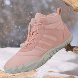 Elvia | Wasser- und winddichte Outdoor-Barfußstiefel mit Kordelzugverschluss-Rosa-36-Becker Boutique