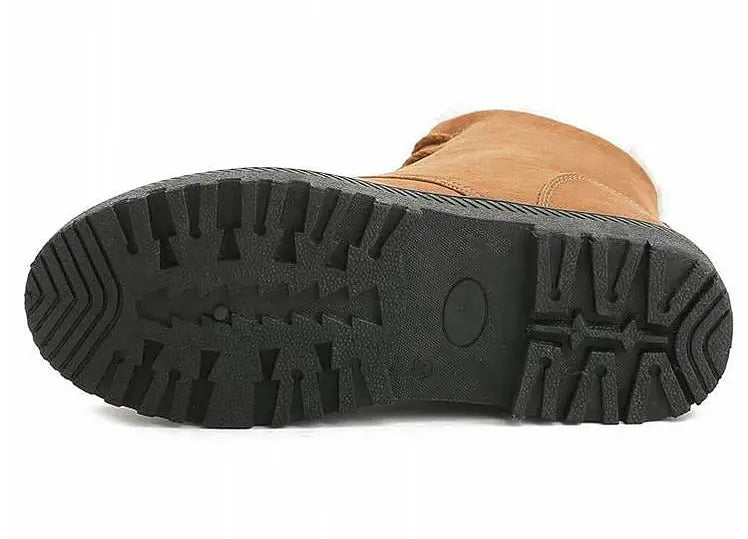 Elza | Rutschfeste Stiefel mit Fleecefutter und Schnürsenkeln-Becker Boutique