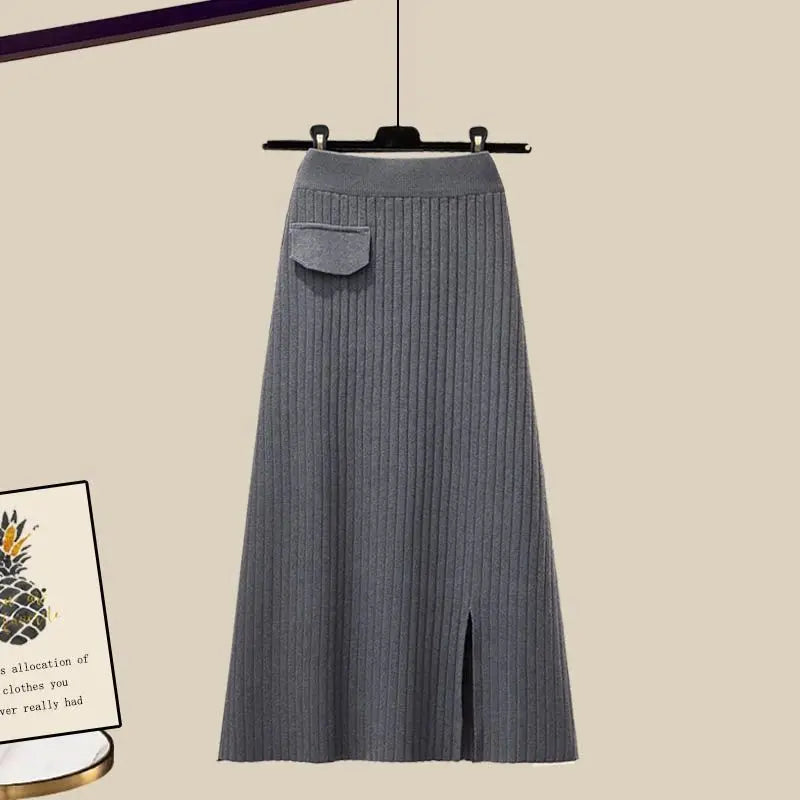 Erminda | Gestricktes Set aus Rock und Top-Becker Boutique