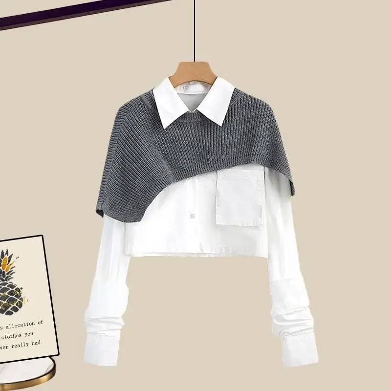 Erminda | Gestricktes Set aus Rock und Top-Becker Boutique