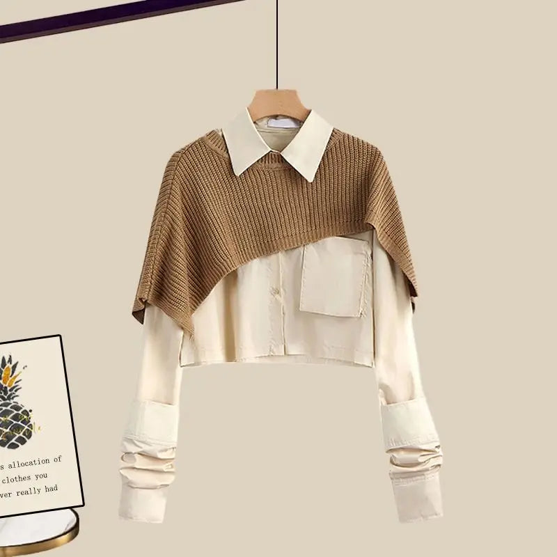 Erminda | Gestricktes Set aus Rock und Top-Becker Boutique