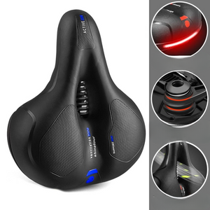 Fahrradsitz Max | Ergonomischer Fahrradsitz für Rücken- und Gesäßschmerzen-Schwarz Blau-Becker Boutique