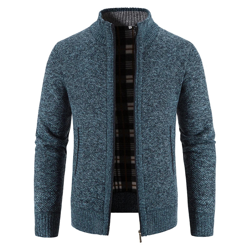 Felix | Business-Strickjacke für Männer-Blau-XS-Becker Boutique