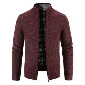 Felix | Business-Strickjacke für Männer-Rot-XS-Becker Boutique