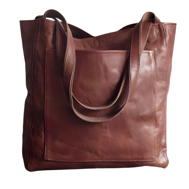 Fiona | Große Handtasche aus luxuriösem Vega-Leder mit viel Platz