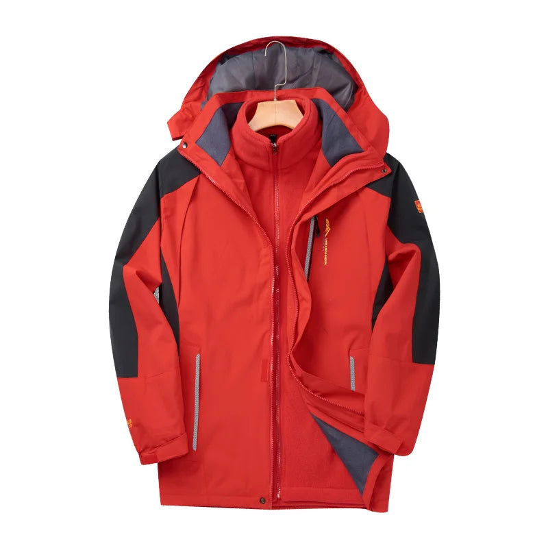 Fiona | Ultra-schützende 3-in-1-Jacke-Rot-L-Becker Boutique
