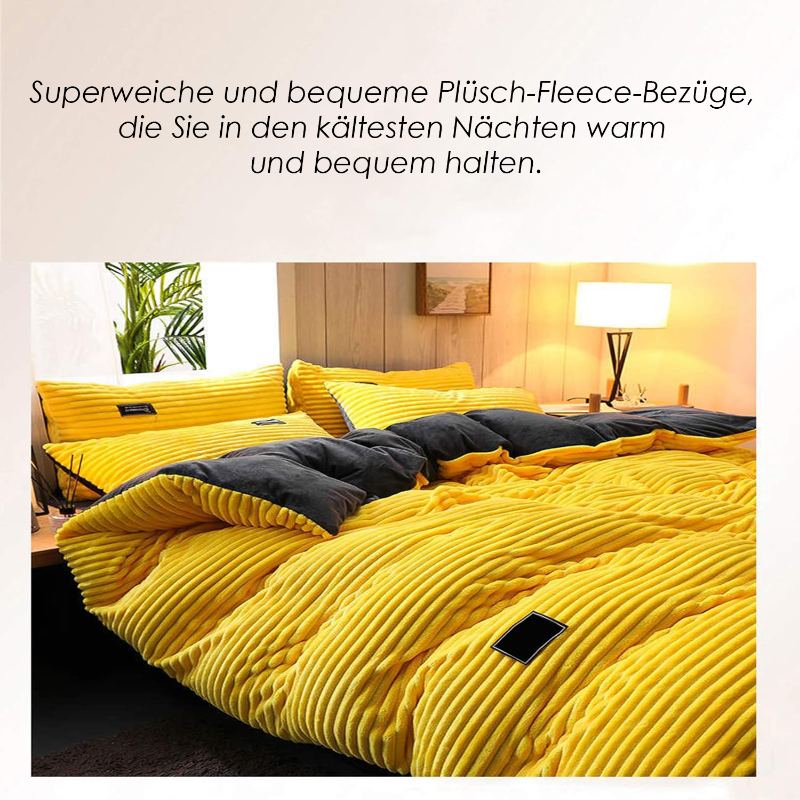 Fleecy | Doppelseitiger Samtbezug für Decke und Kissen-Becker Boutique