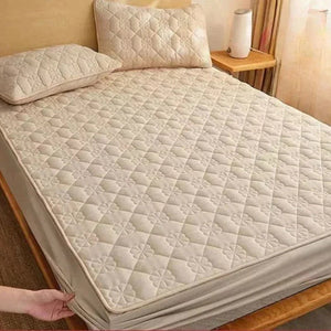 Frete | Luxusbettwäsche mit Baumwollstretch-Beige-150x200cmx30cm-Becker Boutique