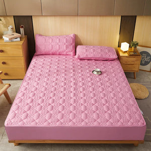 Frete | Luxusbettwäsche mit Baumwollstretch-Rosa-150x200cmx30cm-Becker Boutique