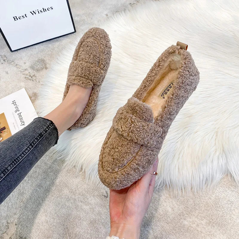 Gail | Teddy-Pantoffeln-Braun-35-Becker Boutique