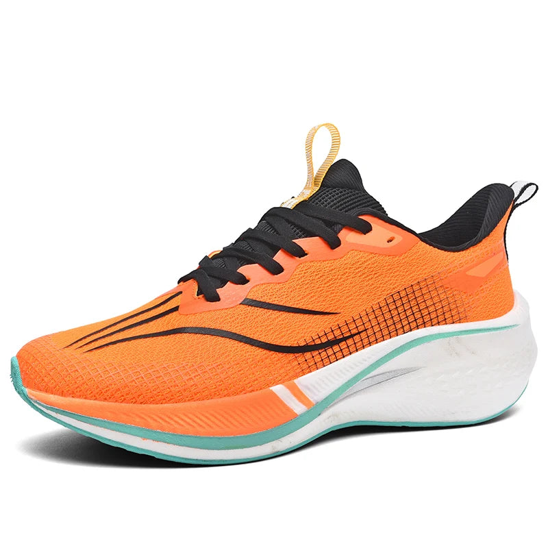 Gel-Pulse | Laufschuhe mit Dämpfung und Carbon-Platte-Orange-36-Becker Boutique