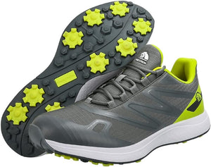 Golfpro Max | Leichte, stoßdämpfende Golfschuhe mit Grip-Limone/Grau-39-Becker Boutique