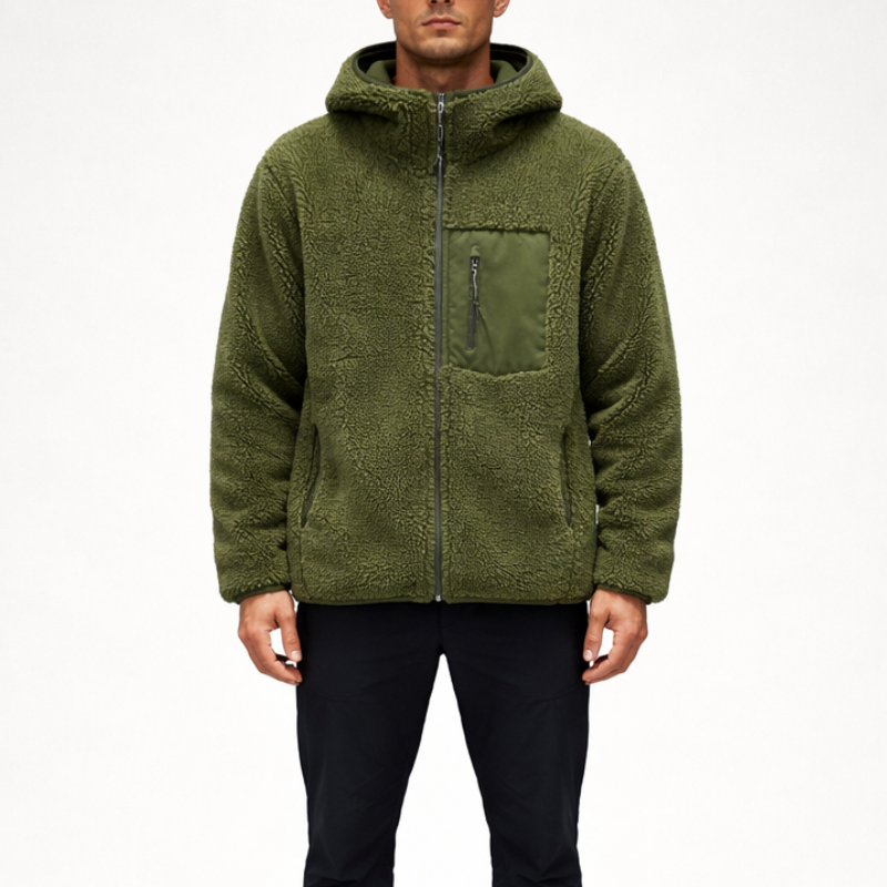 Sherpa Fleece Hoodie | Teddy Jacket Unisex