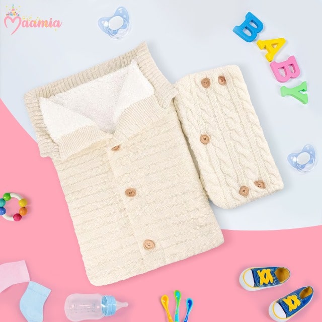 Greta | Babyschlafsack mit Fleece-Fell-Becker Boutique