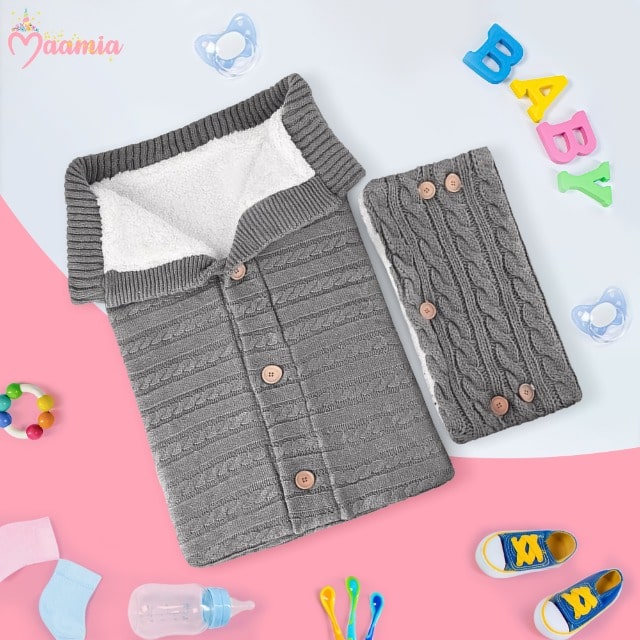 Greta | Babyschlafsack mit Fleece-Fell-Becker Boutique