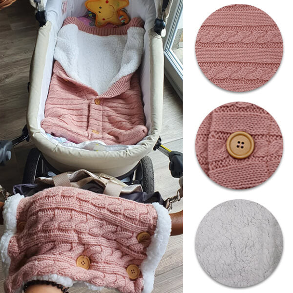 Greta | Babyschlafsack mit Fleece-Fell-Becker Boutique