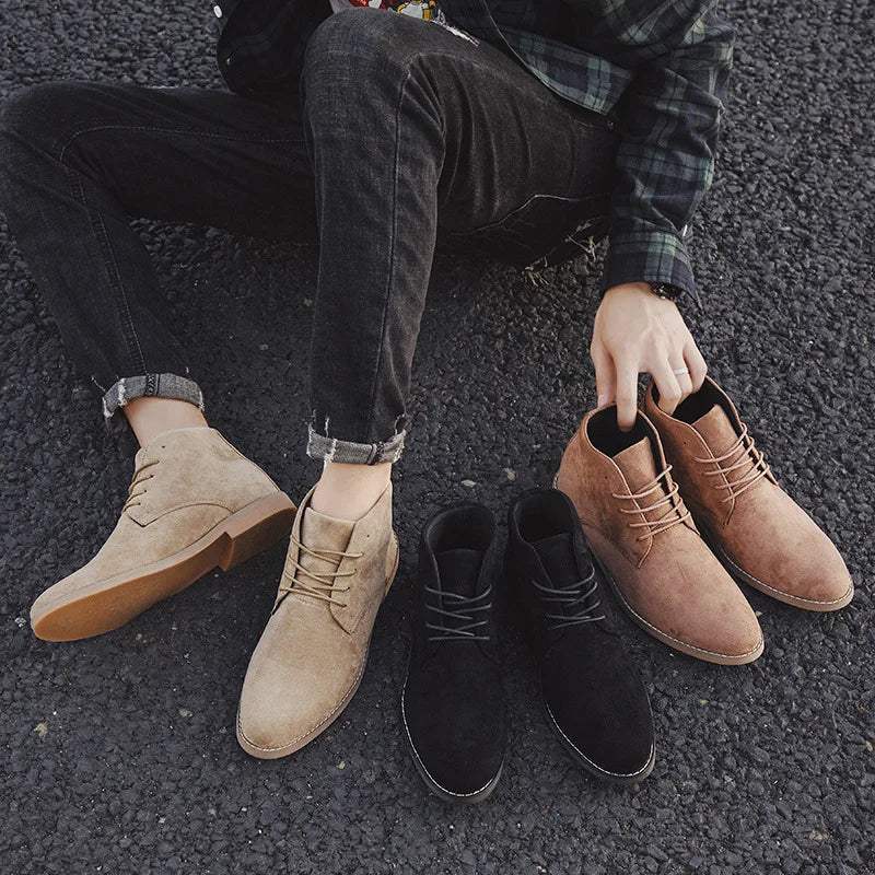 Herren Suede Schuhe | Mit Schnürung