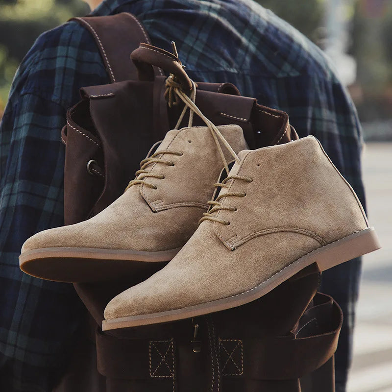 Herren Suede Schuhe | Mit Schnürung