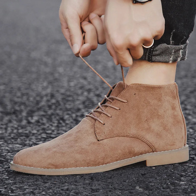 Herren Suede Schuhe | Mit Schnürung