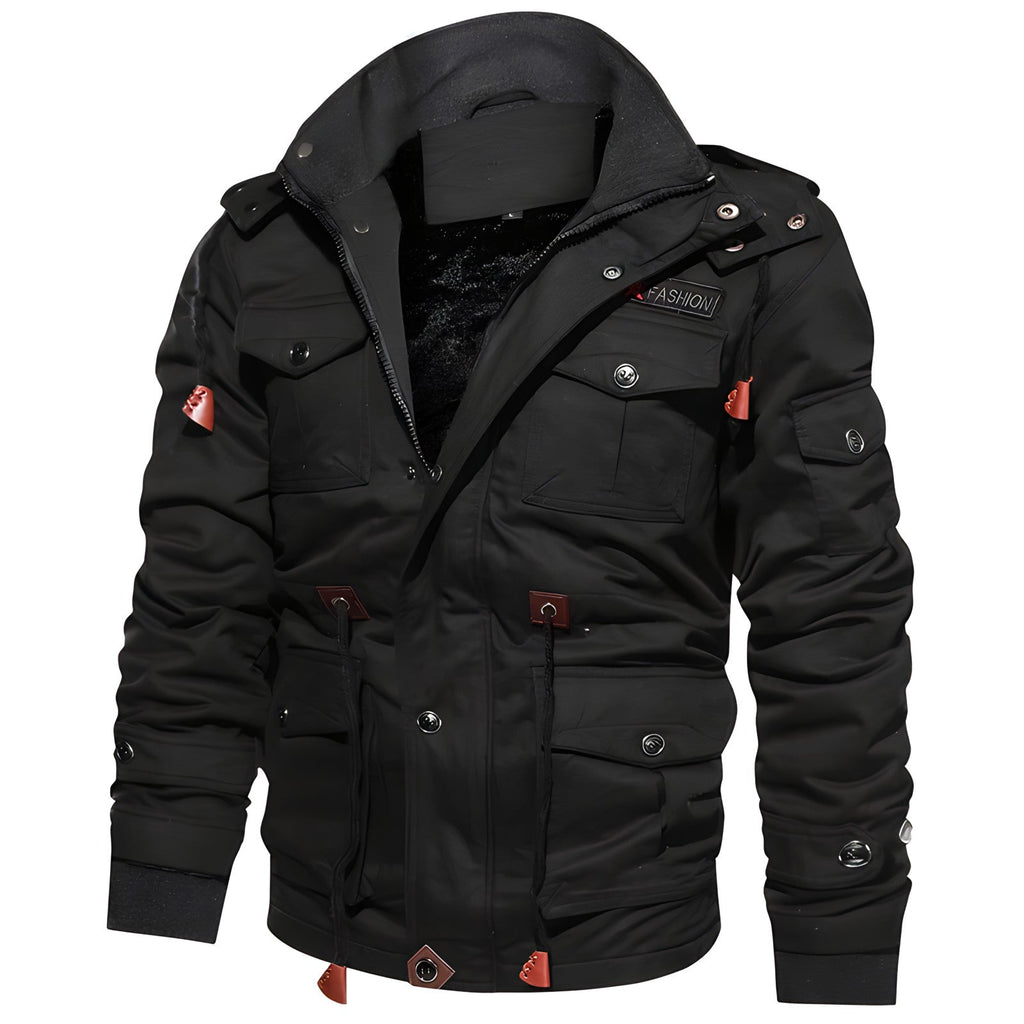 Herren Winterjacke | Militär Style mit Taschen