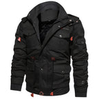 Herren Winterjacke | Militär Style mit Taschen