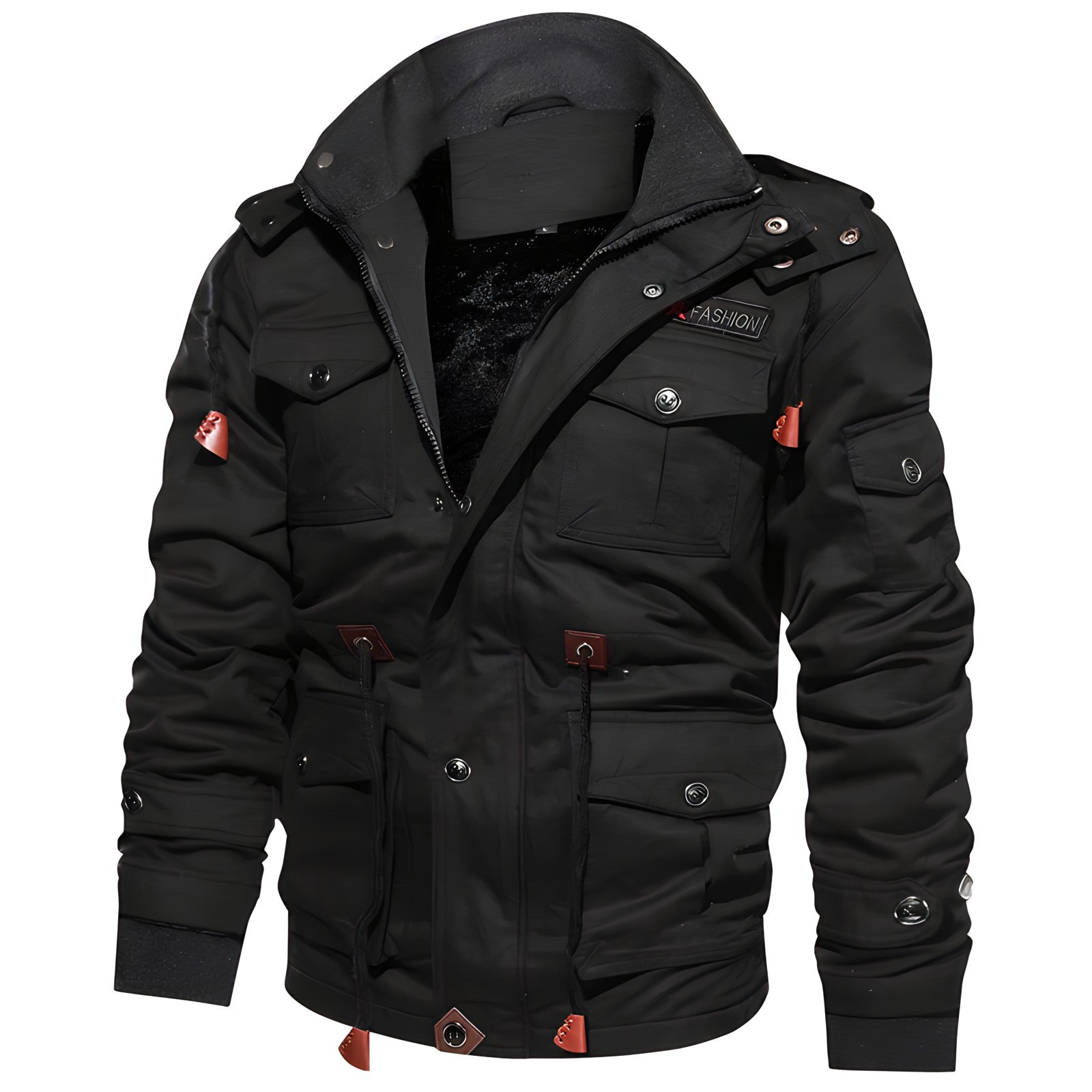 Herren Winterjacke | Militär Style mit Taschen