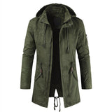 Men's Long Field Jacket | With Hood