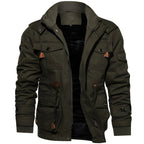 Herren Winterjacke | Militär Style mit Taschen