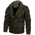 Herren Winterjacke | Militär Style mit Taschen