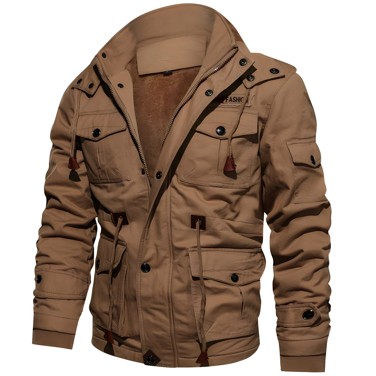 Herren Winterjacke | Militär Style mit Taschen