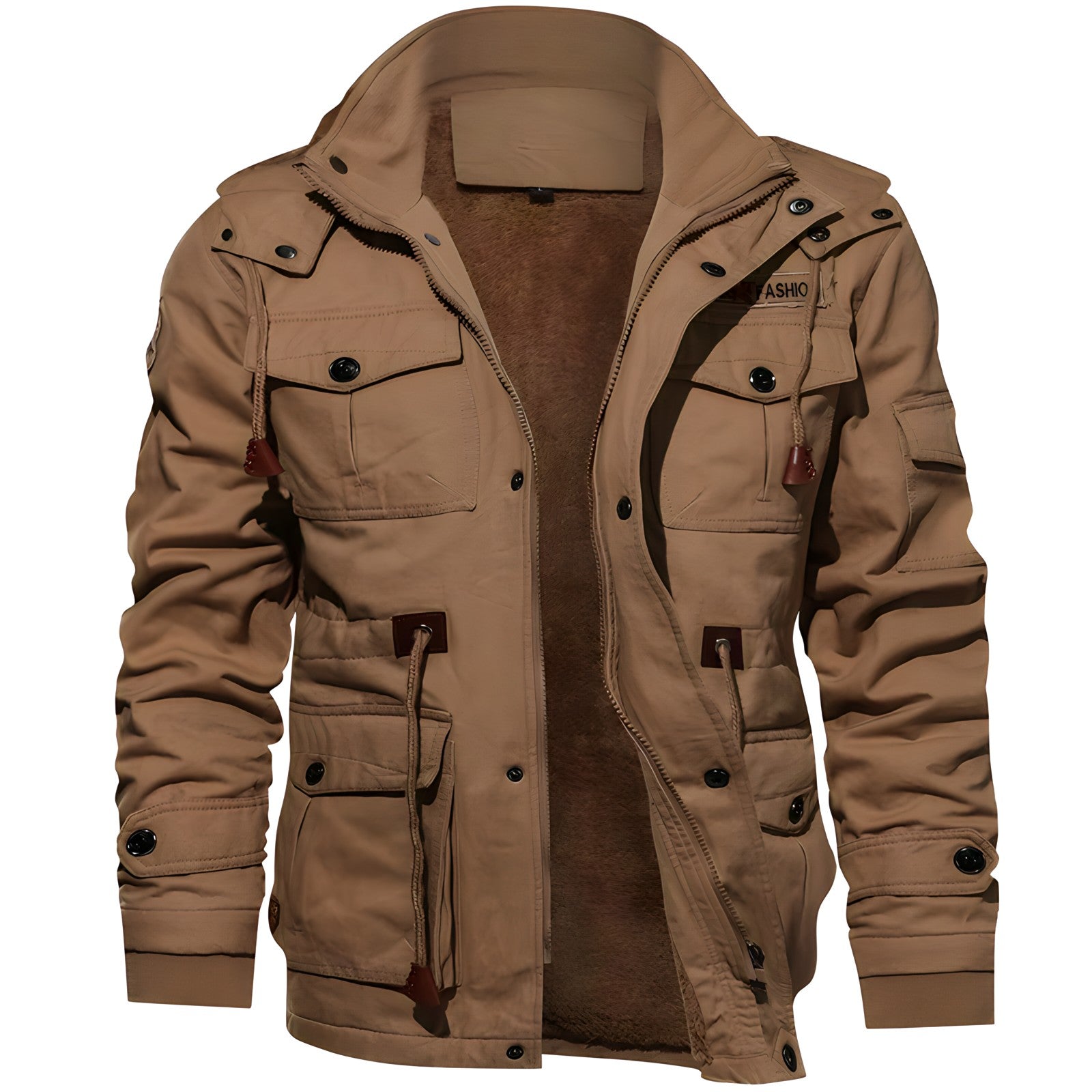Herren Winterjacke | Militär Style mit Taschen