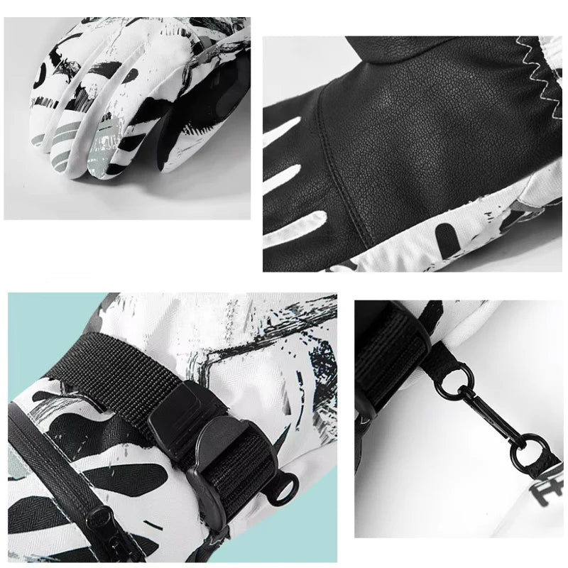 Ski gloves for maximum protection and warmth