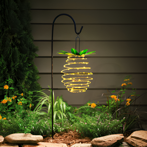 Hängende Ananas | Dekorative Solarleuchten für den Garten-Ananas (1+1)-Becker Boutique