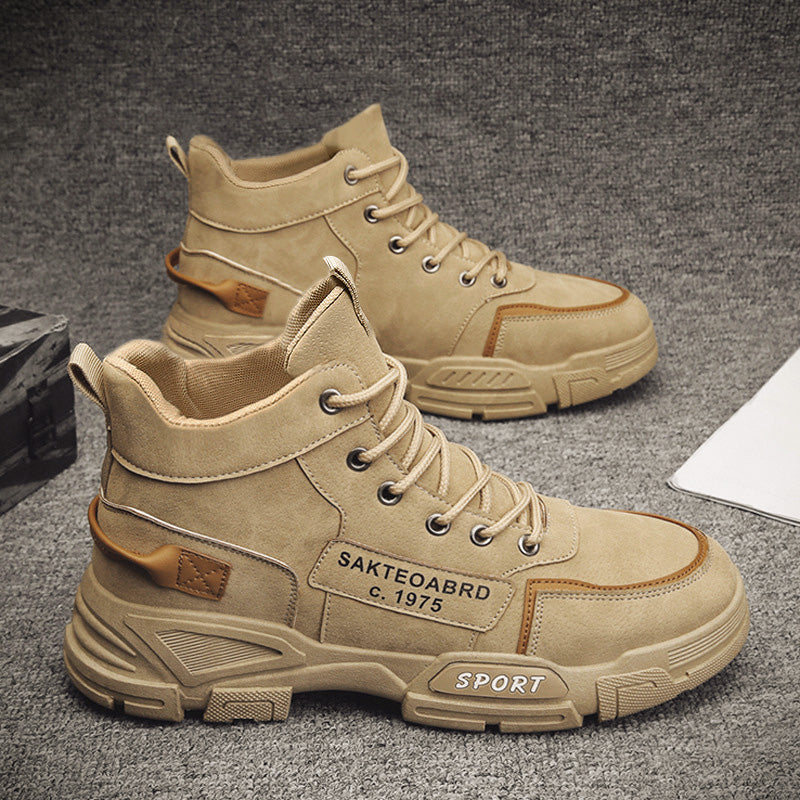Hartwin | Bequeme taktische Stiefel für den Außenbereich-Khaki-39-Becker Boutique