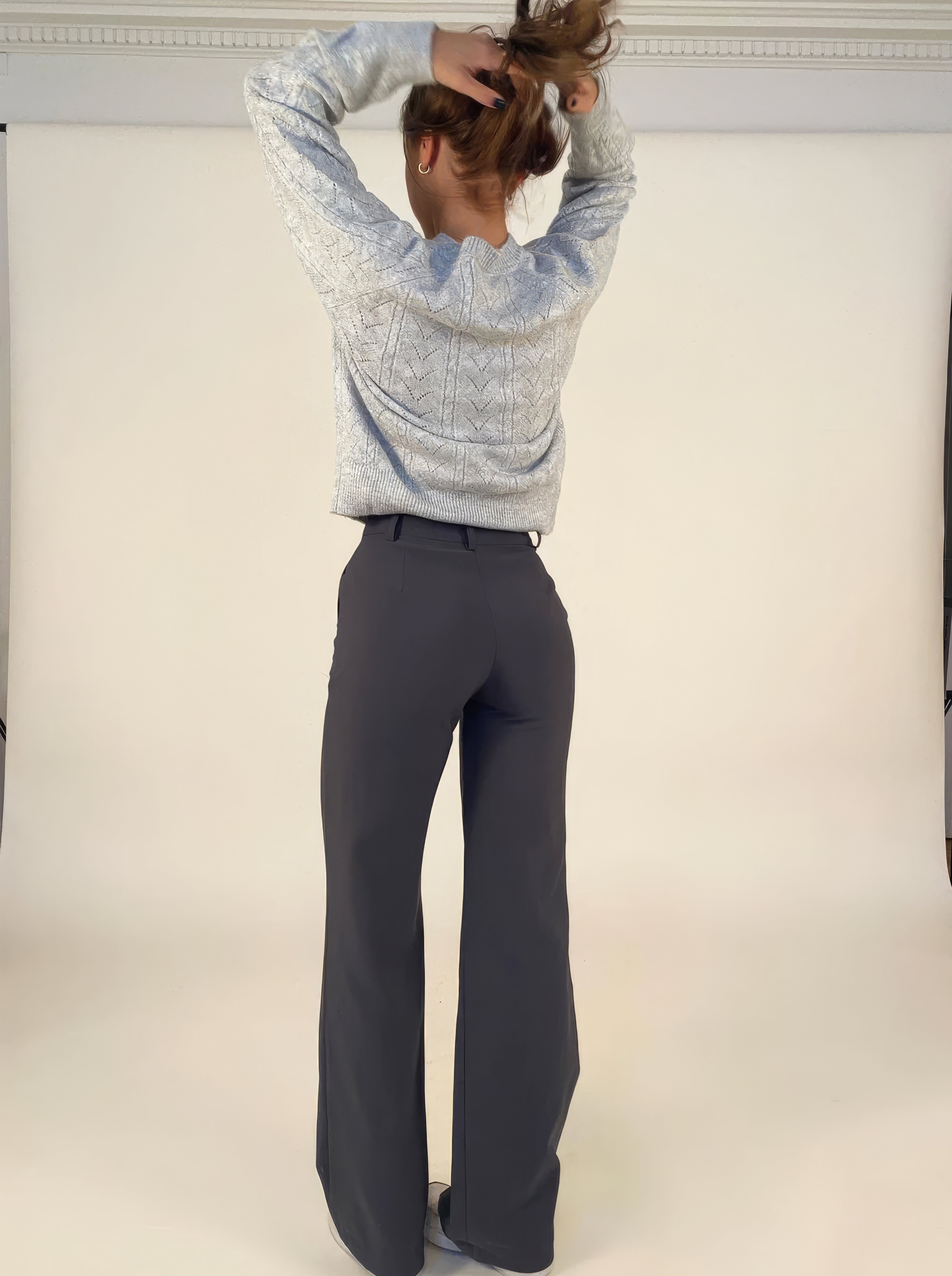 Helga | Hose mit weitem Bein und hoher Taille-Becker Boutique