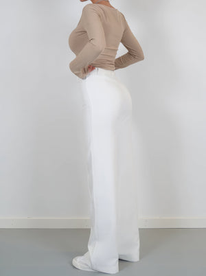 Helga | Hose mit weitem Bein und hoher Taille-Becker Boutique